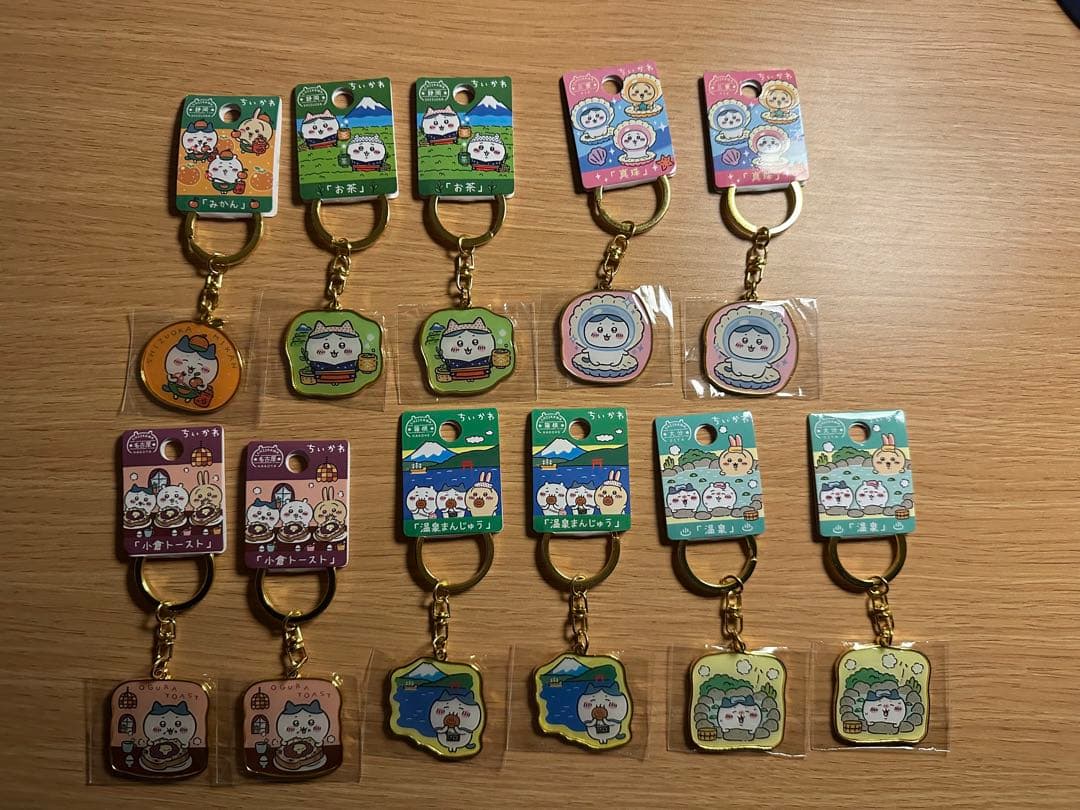 ご当地キーホルダー　ハチワレまとめ売り
