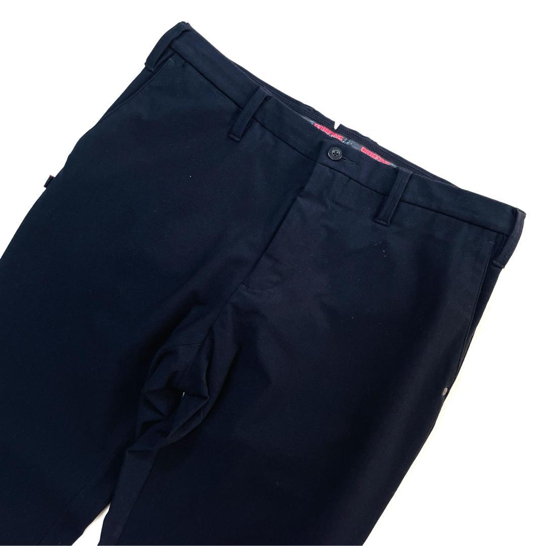 6603 ブリーフィング　ロングパンツ　ストレッチ　ブラック