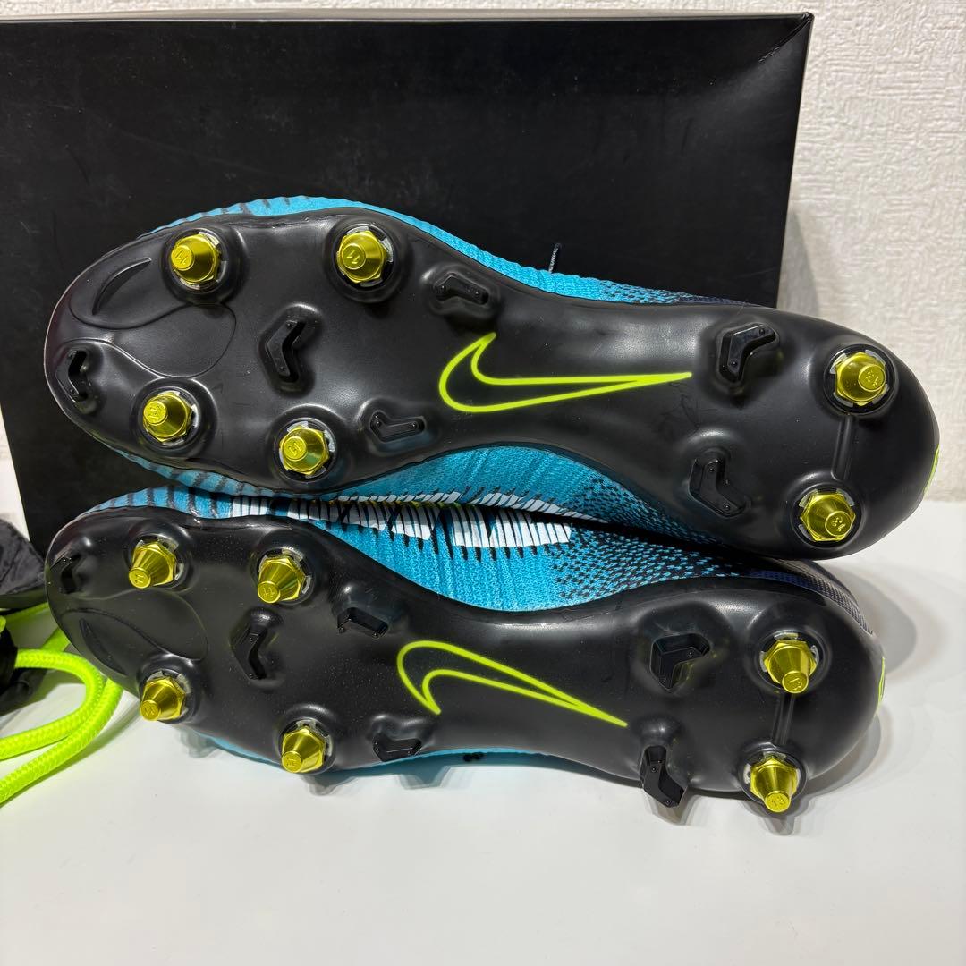 ナイキ マーキュリアル スーパーフライ V SG-PRO サッカー スパイク 青