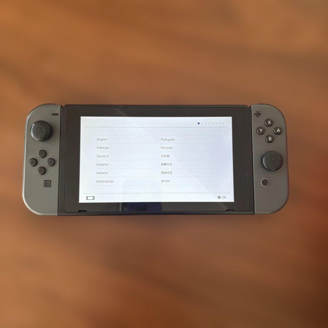 Nintendo Switch 本体 グレー 付属品完備