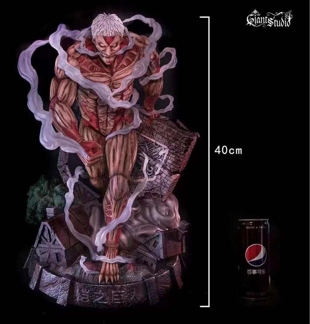 進撃の巨人 獣の巨人 鎧の巨人 ガレージキット ガレキ スタチュー②
