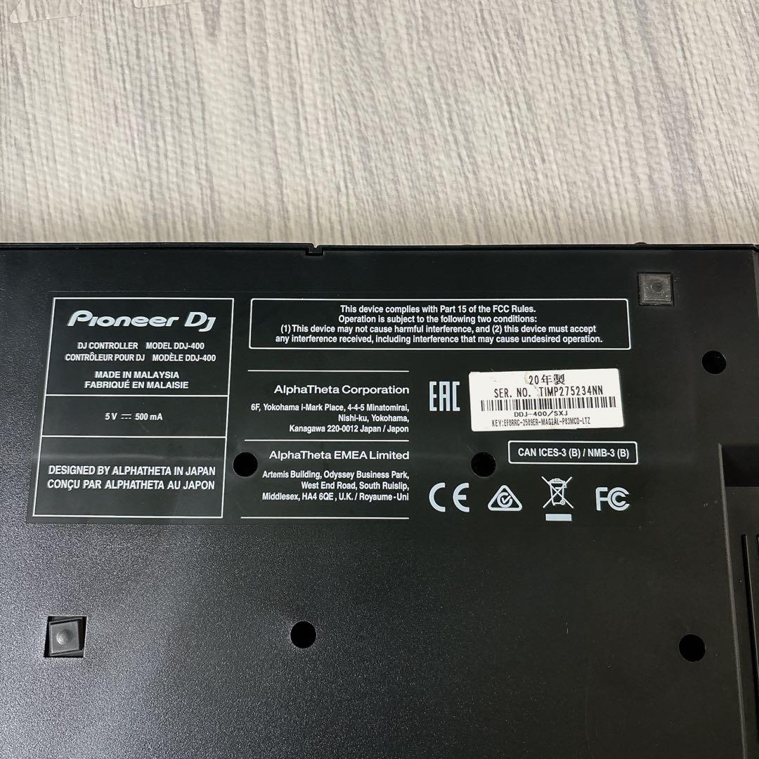 Pioneer DJ DDJ-400 オリジナルLED打ち替え　箱付き