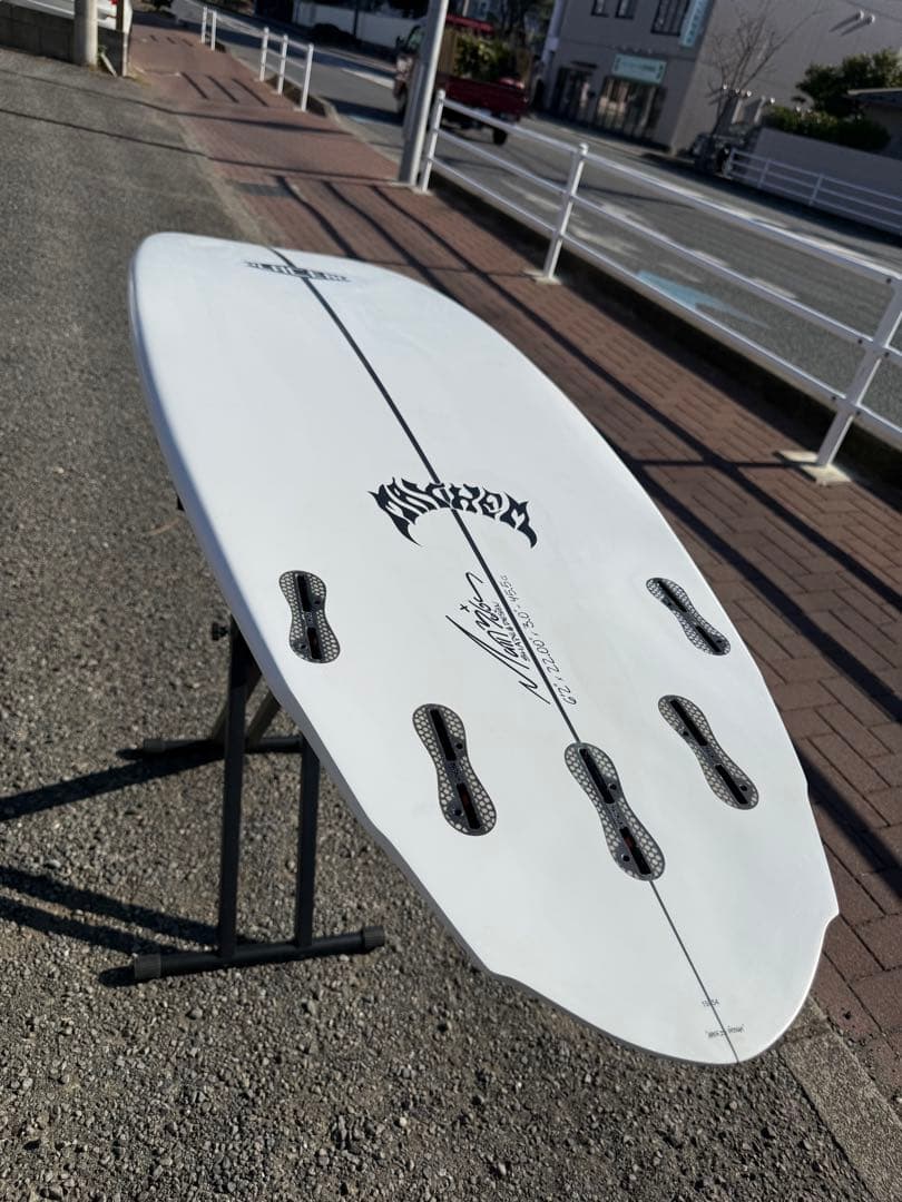 プラセボサーフボードRE-LOADEDリローデッド45L 6'2\" 希少モデル