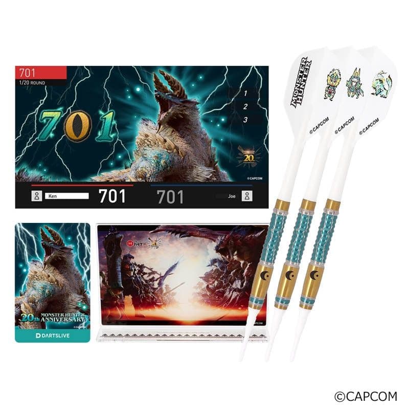 【新品未開封】MONSTER HUNTER 20thANNIVERSARYダーツ