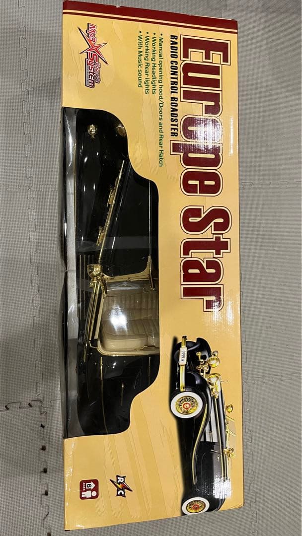 【未使用レア品】巨大ラジコン TOP RACE Europe Star ブラック