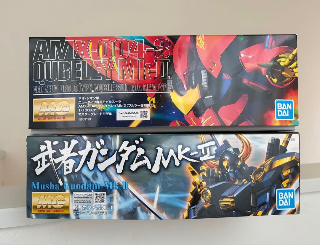 MG キュベレイMk-II（プルツー専用機） & MG 武者ガンダムMk-II