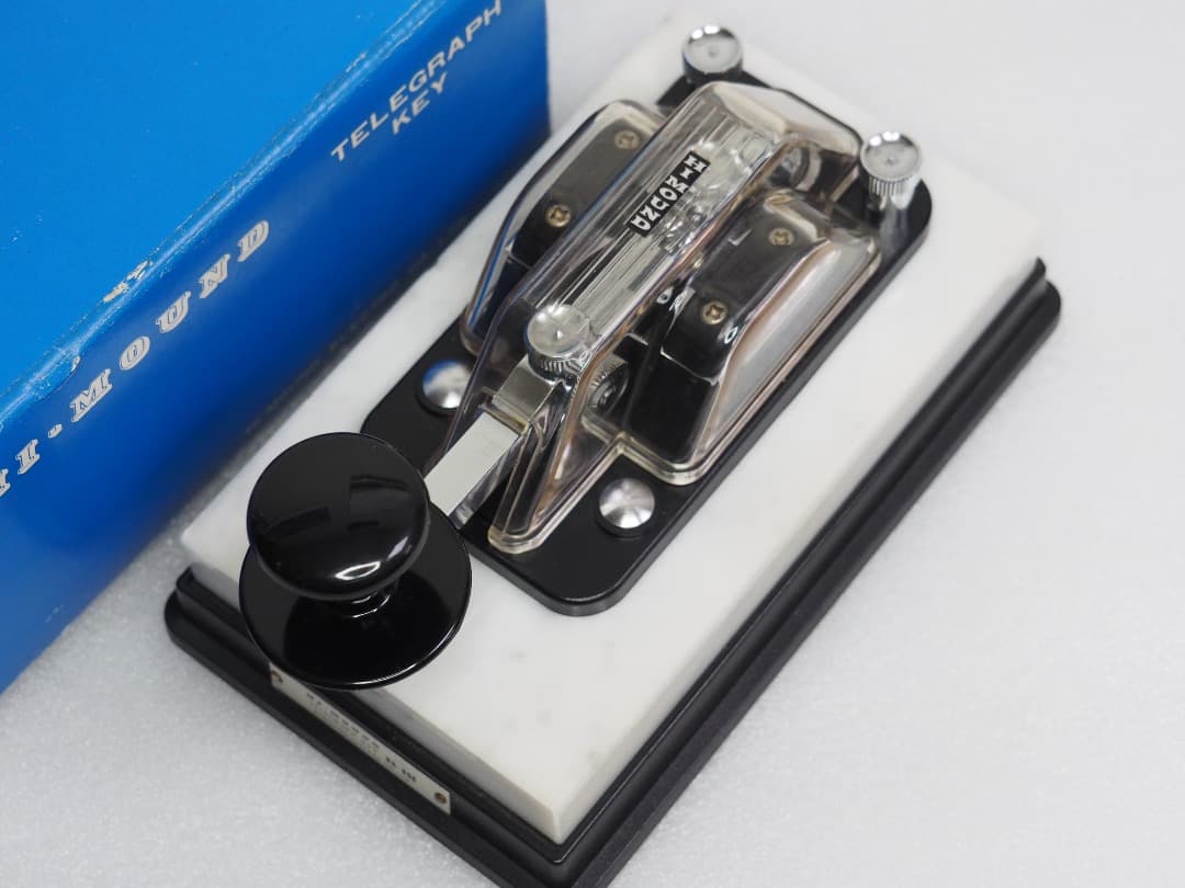 ■HI-MOUND(ハイモンド)HK-808 電鍵 元箱付き 電信キー