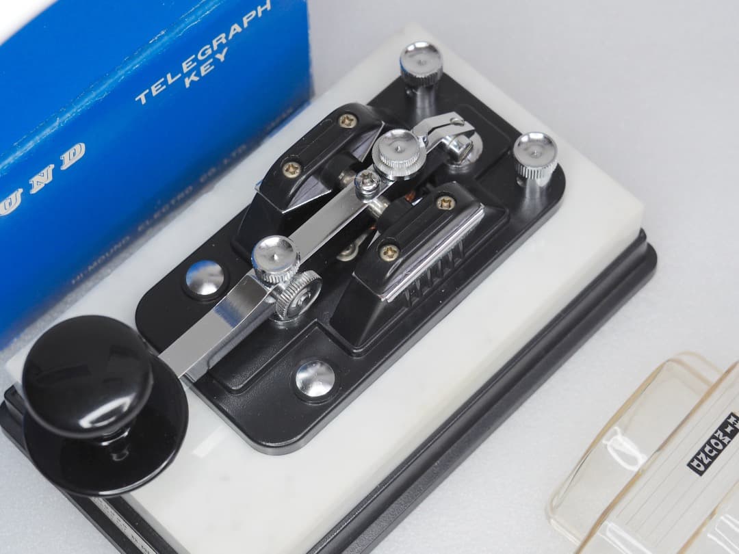 ■HI-MOUND(ハイモンド)HK-808 電鍵 元箱付き 電信キー