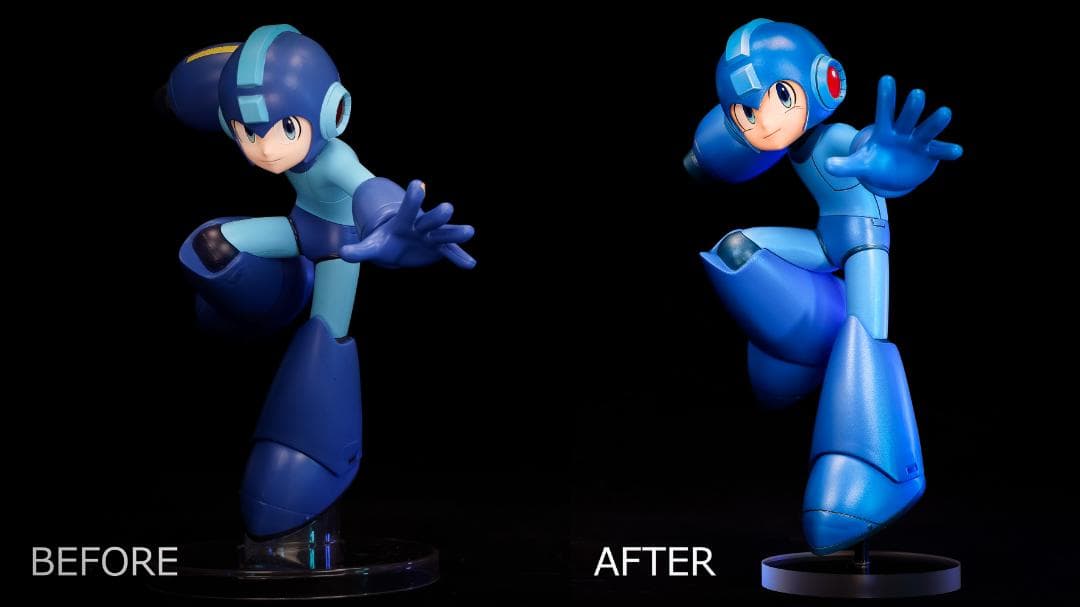 ロックマン megaman フィギュア ルミナスタ リペイント