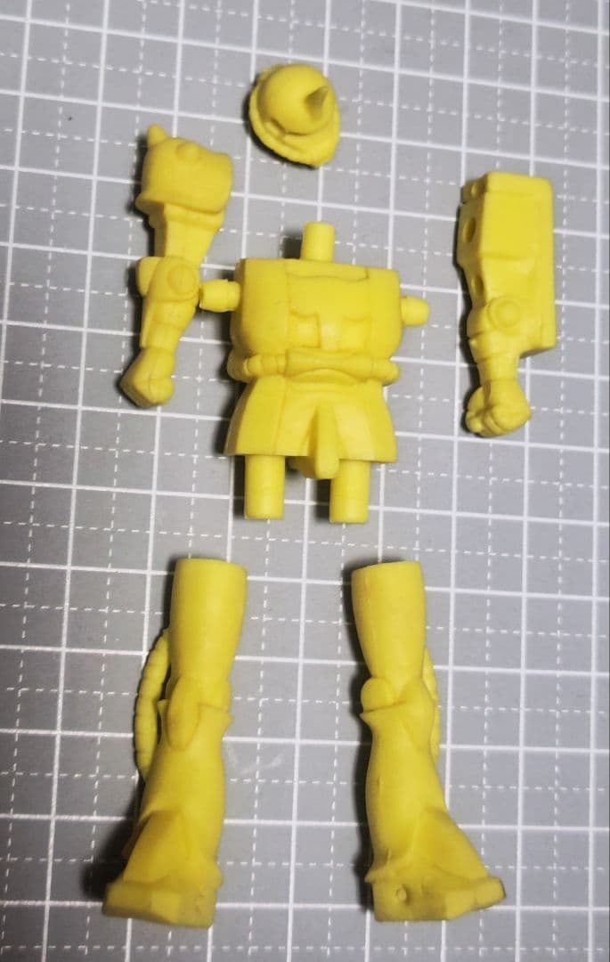 未使用 1979 　クローバー合体消しゴムシリーズガンダムモビルスーツ パート3