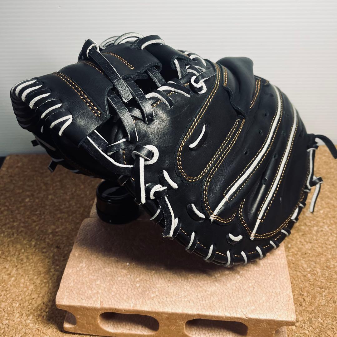 【美品】ZETT軟式グラブ捕手用ウィニングロードBRCB33512右投/一般大人