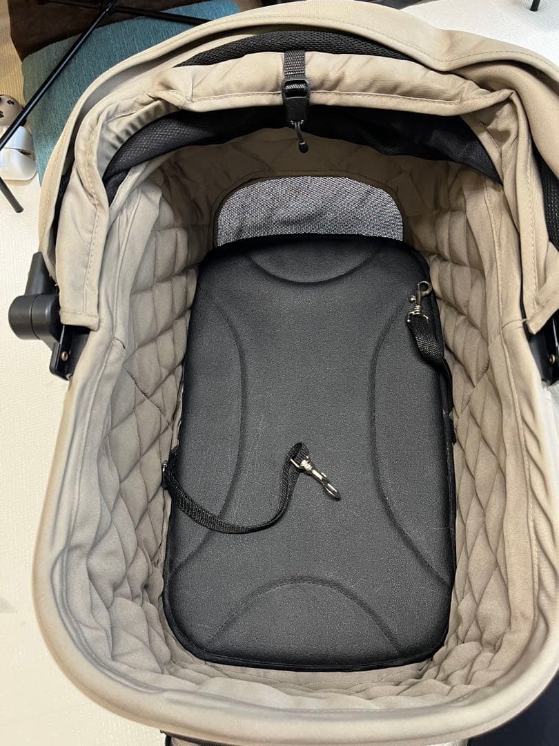 小型犬2匹入れる！AIRBUGGY PET FITT WIZ・レインカバー付