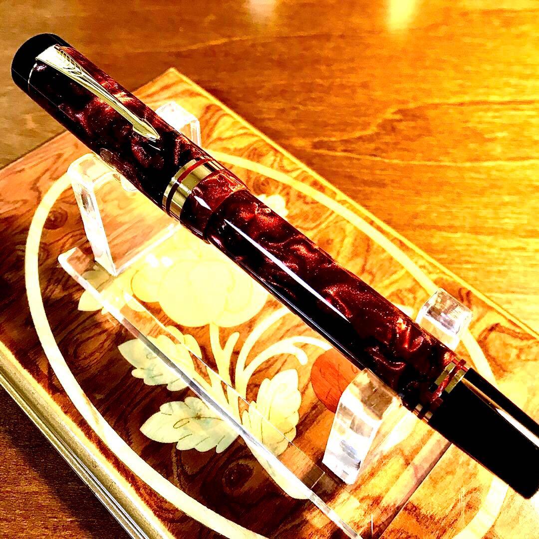 ☆超極上美品☆書き味抜群☆美しいパーカー万年筆デュオフォールド【センテニアル】