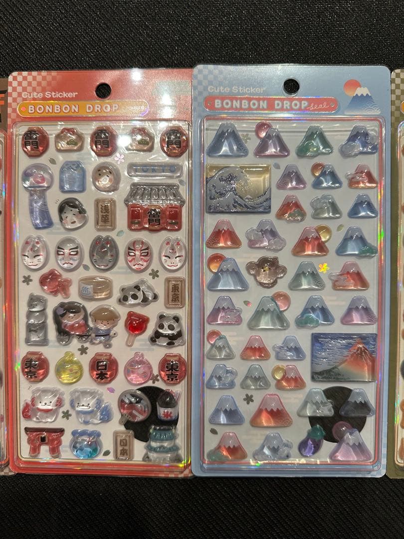 【正規品】ボンボンドロップシール　和柄　コンプリートセット
