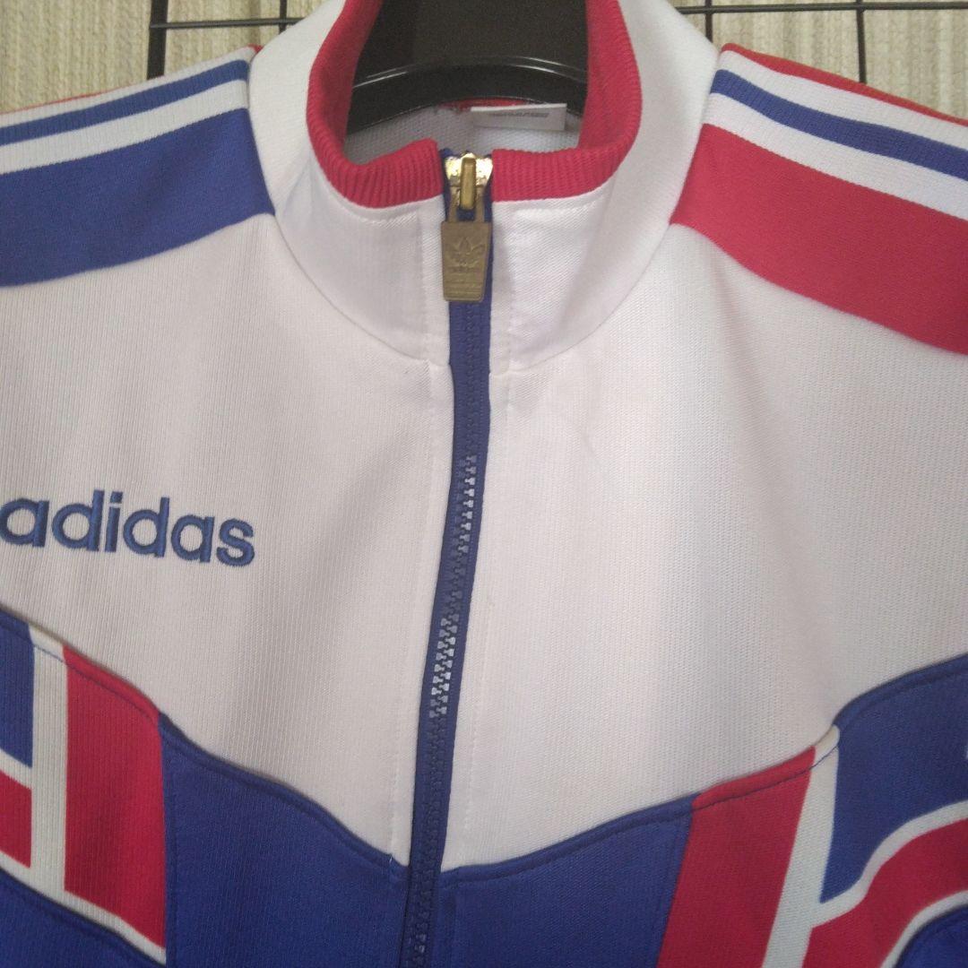 adidas ビンテージトレーニングスーツ上下セット トリコロール