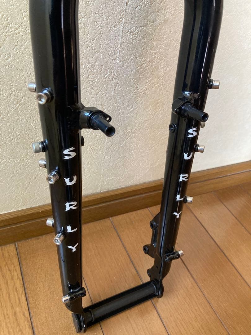 surly troll フロントフォーク ブルーラグ サーリー クロモリ サルサ