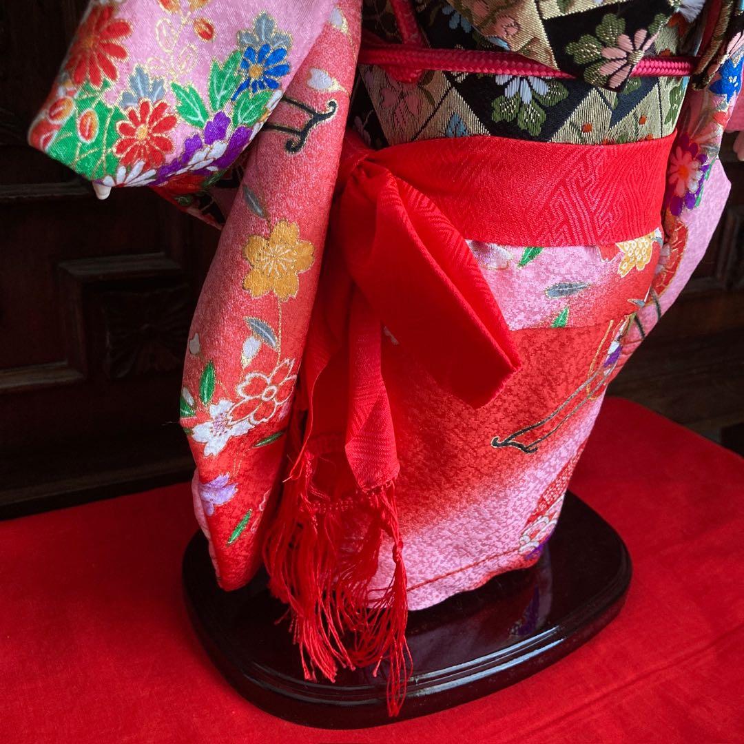 作家物/かわいい市松人形/公司作/日本製/高さ40cm/紙元箱/栞/保管状態良好