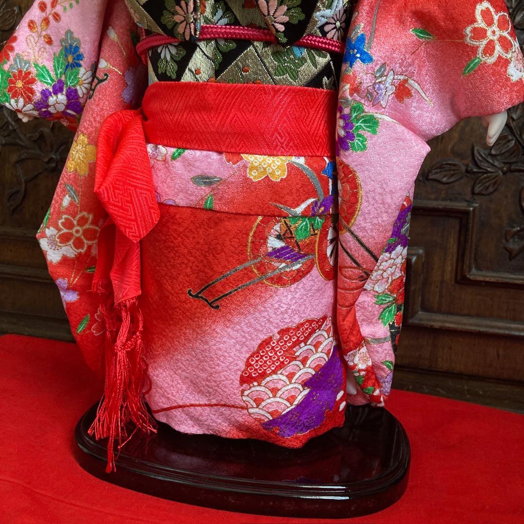 作家物/かわいい市松人形/公司作/日本製/高さ40cm/紙元箱/栞/保管状態良好