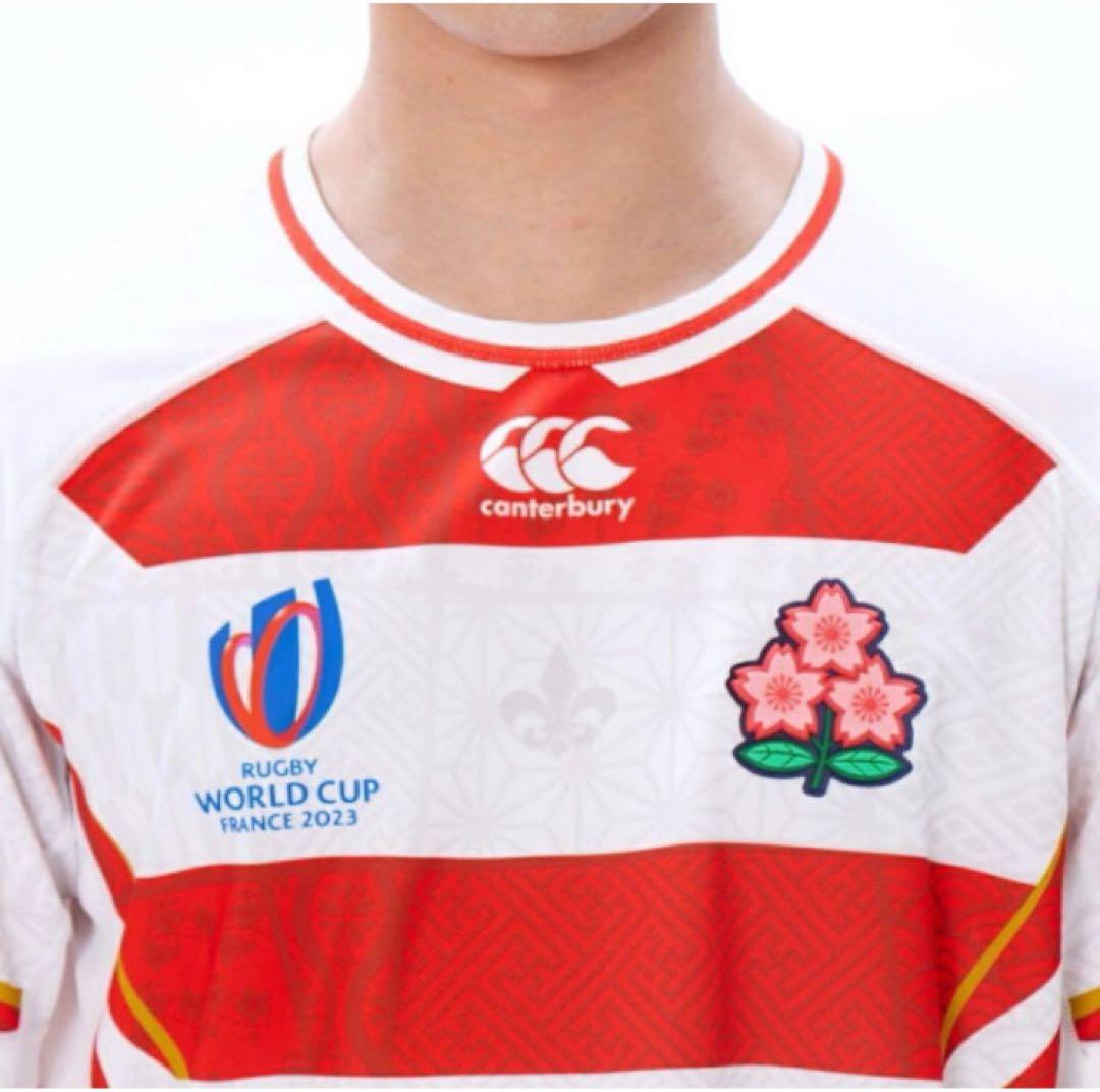 送料無料 新品CANTERBURYジャパンRWC2023レプリカホームジャージー