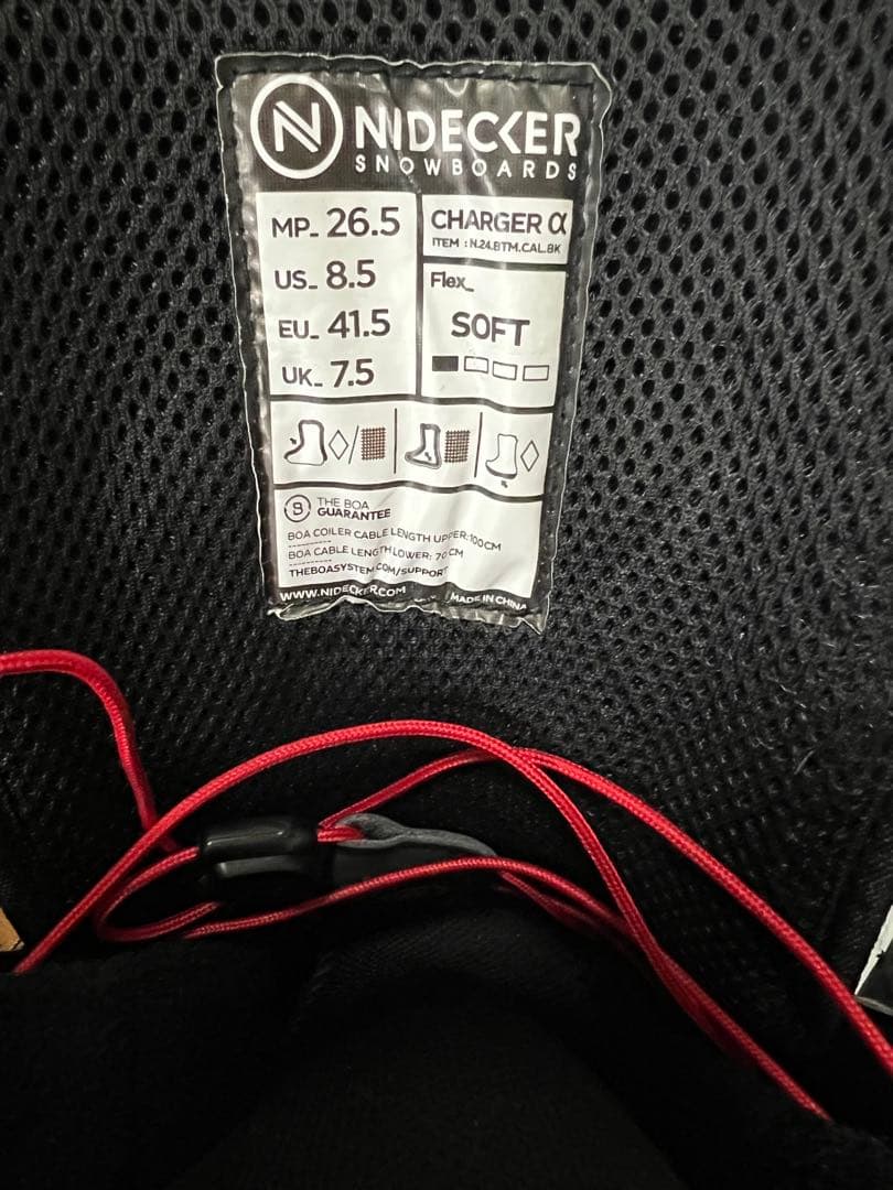 美品?　ナイデッカー NIDECKER CHARGER α 26.5cm