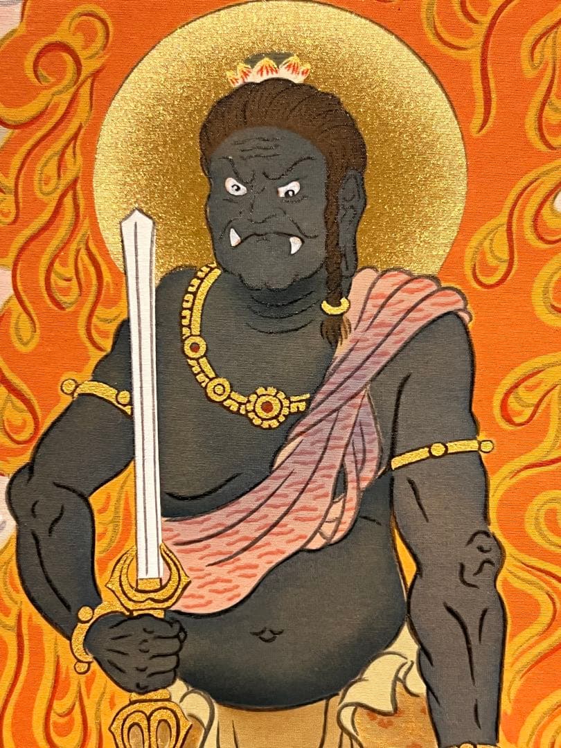 梶井誠海 掛軸 掛け軸「十三佛」仏画仏教美術 菩薩 茶掛 日本画 肉筆 茶掛