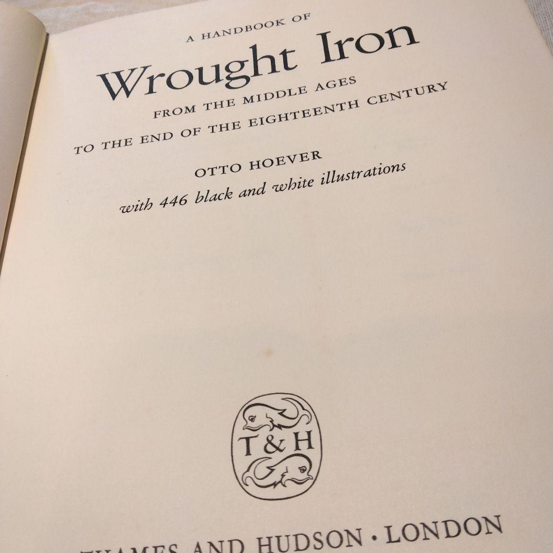 本　A  Handbook of wrougt  iron