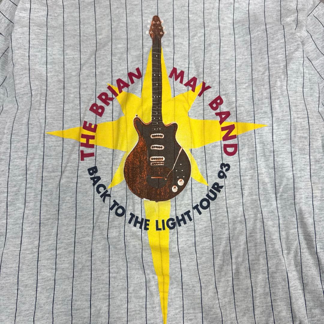 希少 90s THE BRIAN MAY BAND ベースボールシャツ 当時物