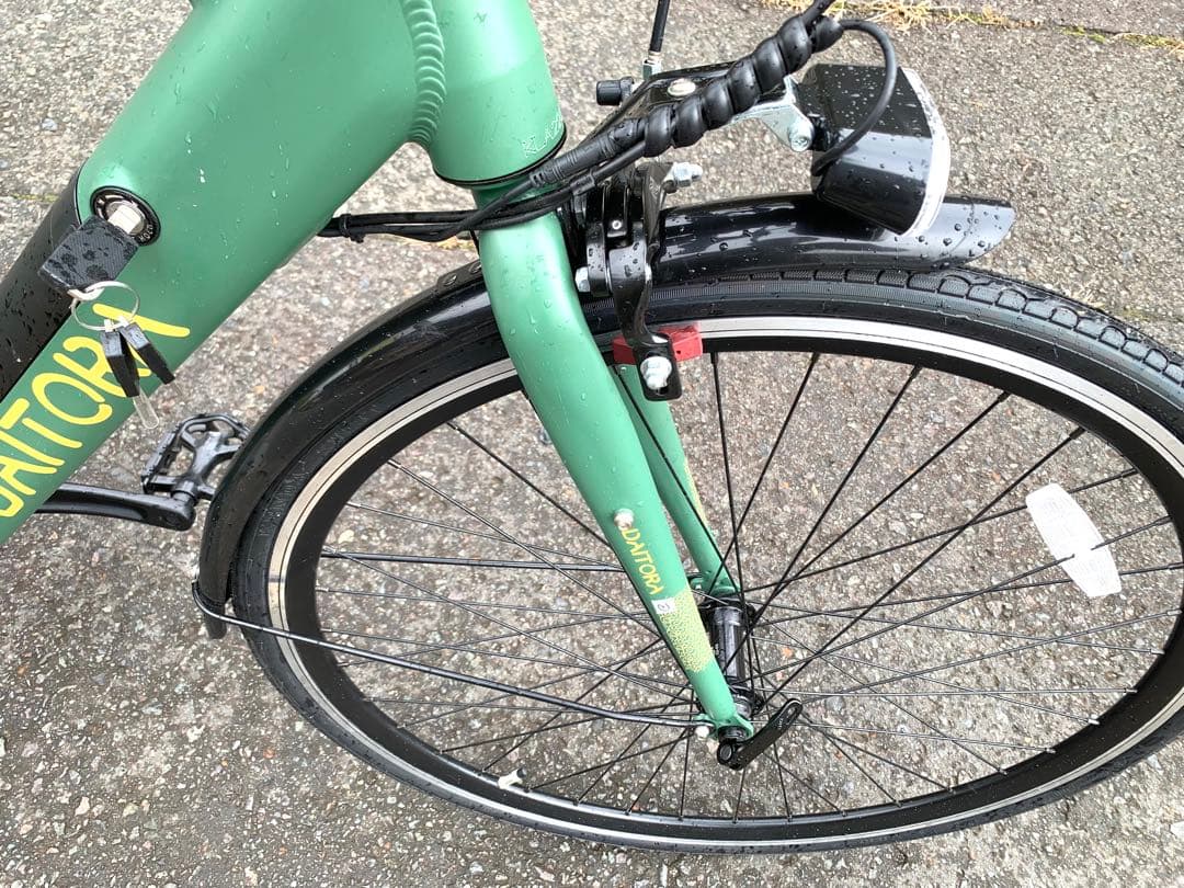 【動作確認済】送料無料BUILTIN電動アシスト自転車 低走行距離283km