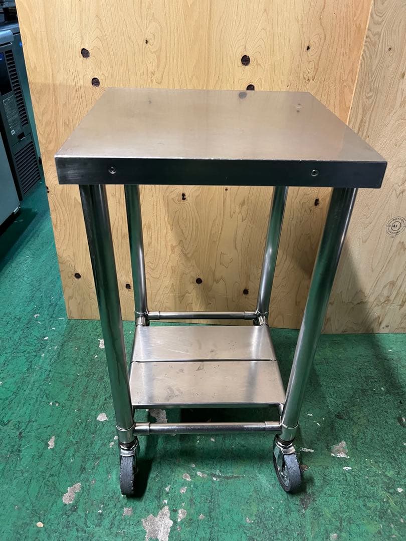 キャスター付き作業台 450x450x800