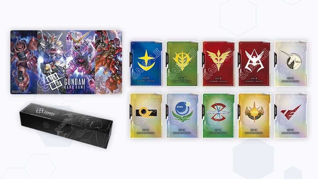 ガンダムカード　オフィシャルグッズセット01　1st combat
