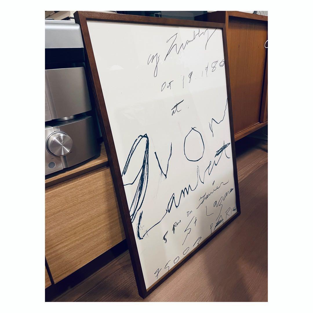 本国パリ完売! Cy Twombly - Print (1980) 復刻ポスター