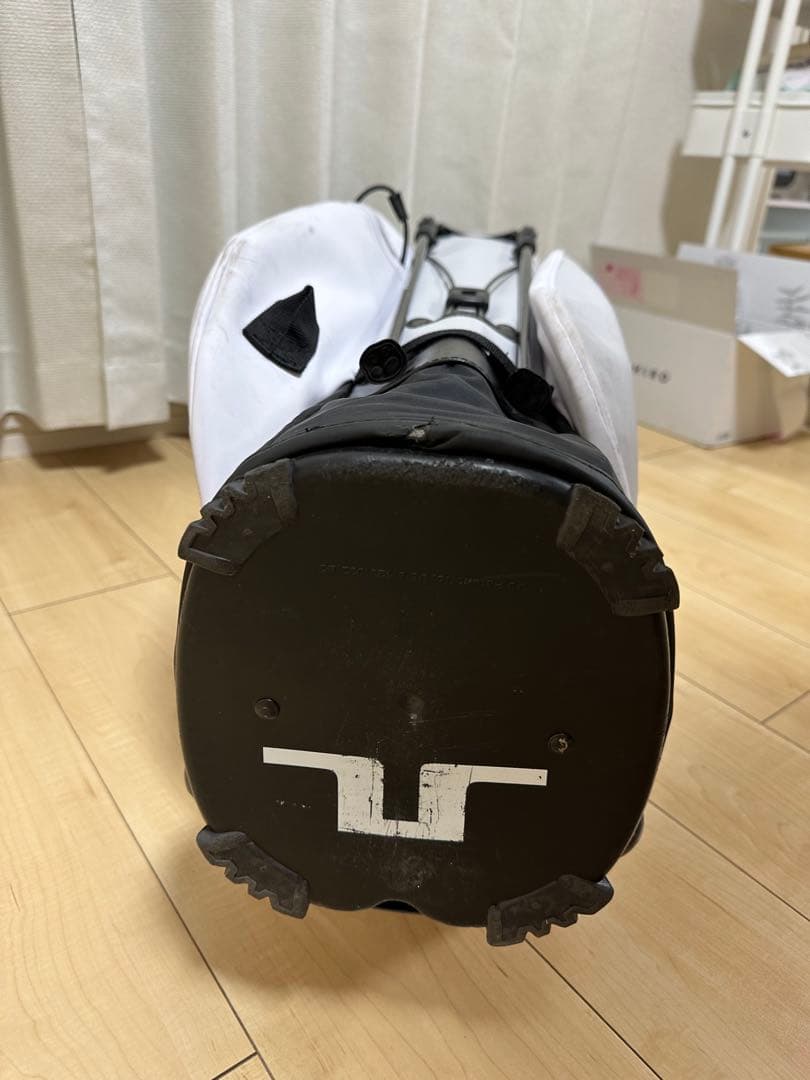 Vessel × J.Lindeberg ホワイト キャディバッグ