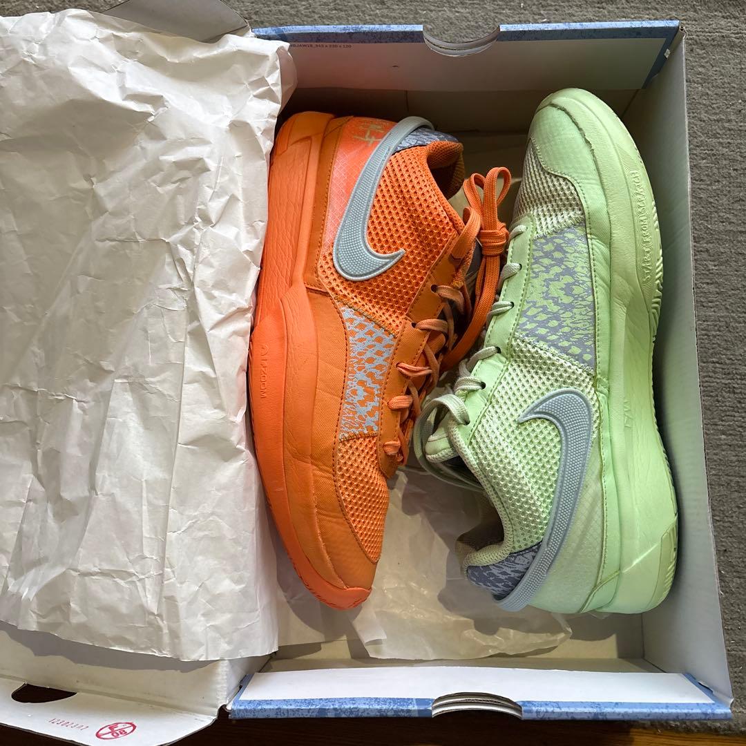 Nike Zoom シューズ オレンジ グリーン