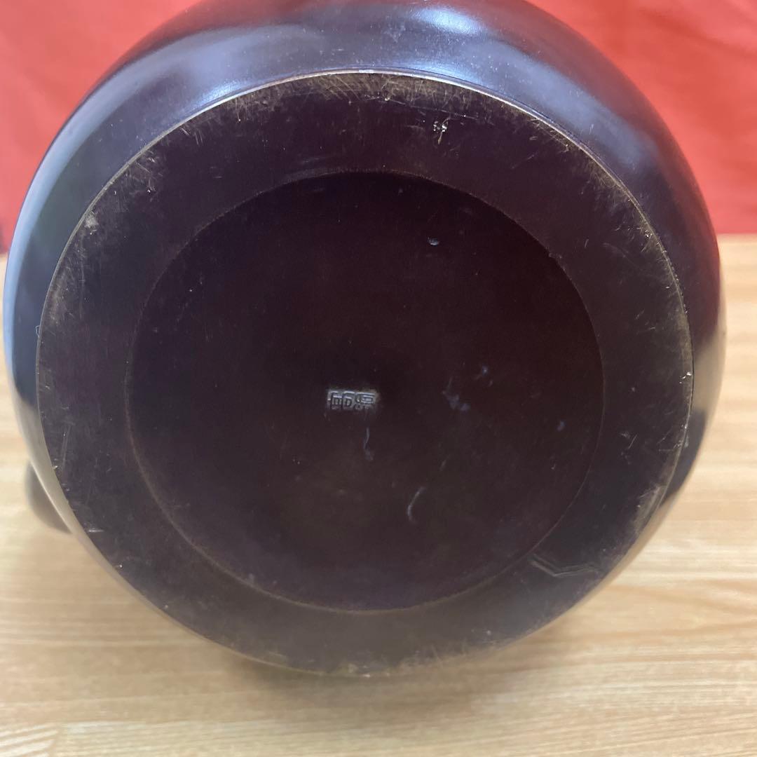 唐金 銅製 銅器 獣口 象嵌 銅瓶 水次 水差し