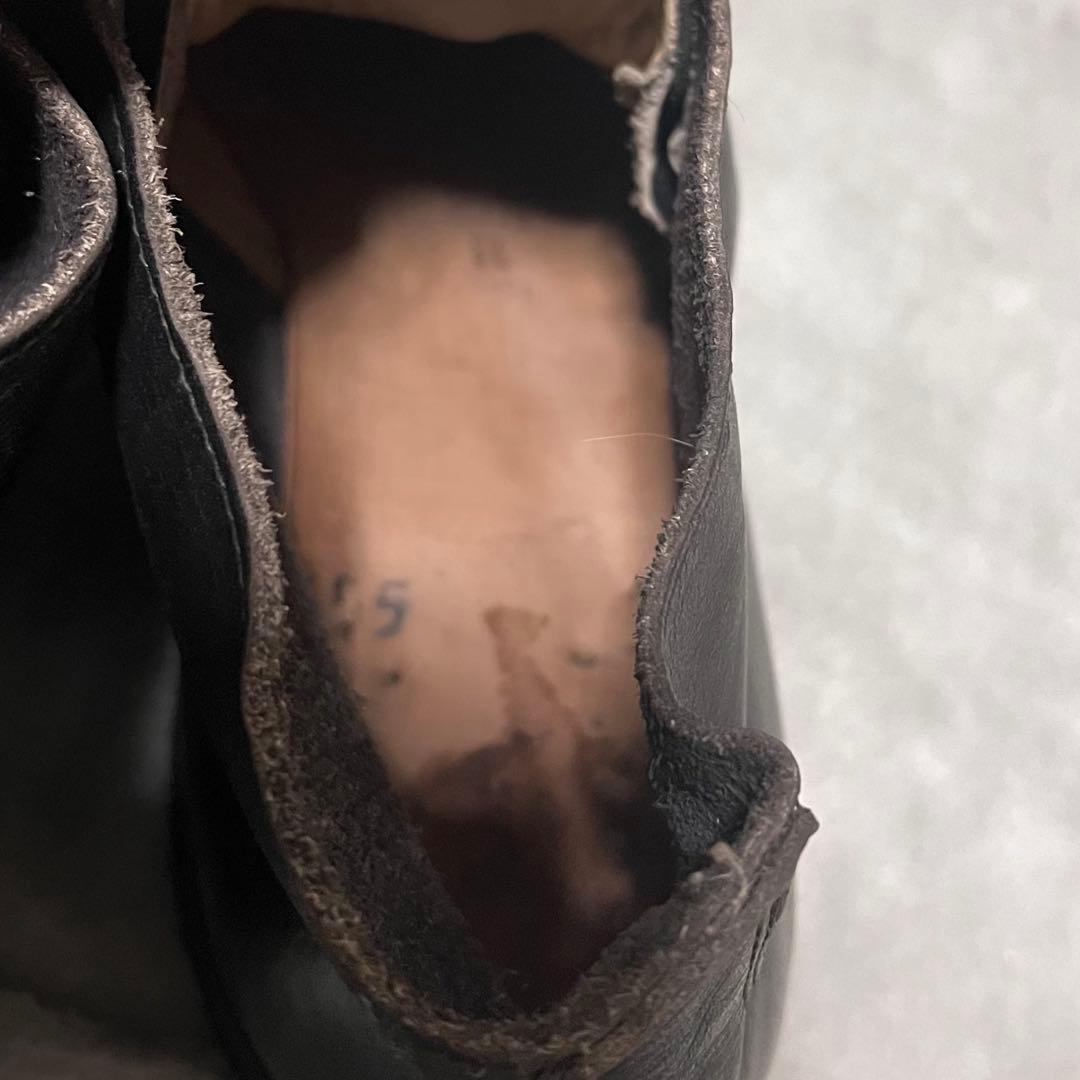 80sヴィンテージADDISON SHOE COMPANY 10.5R 革靴黒
