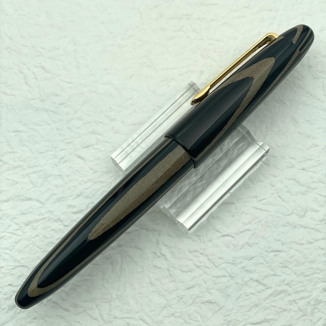SAILOR セーラー万年筆 キングプロフィット 積層エボナイト 太字 B