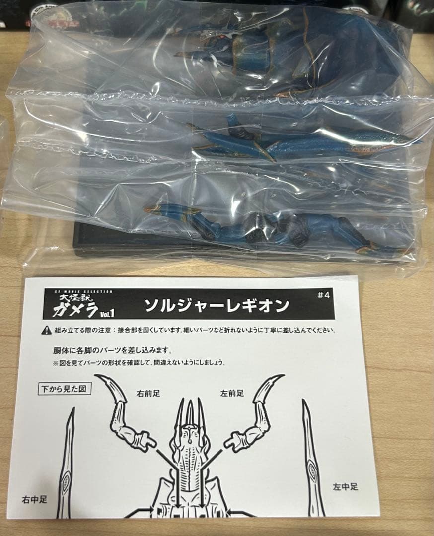 大怪獣ガメラ フィギュア（全６種）セット。