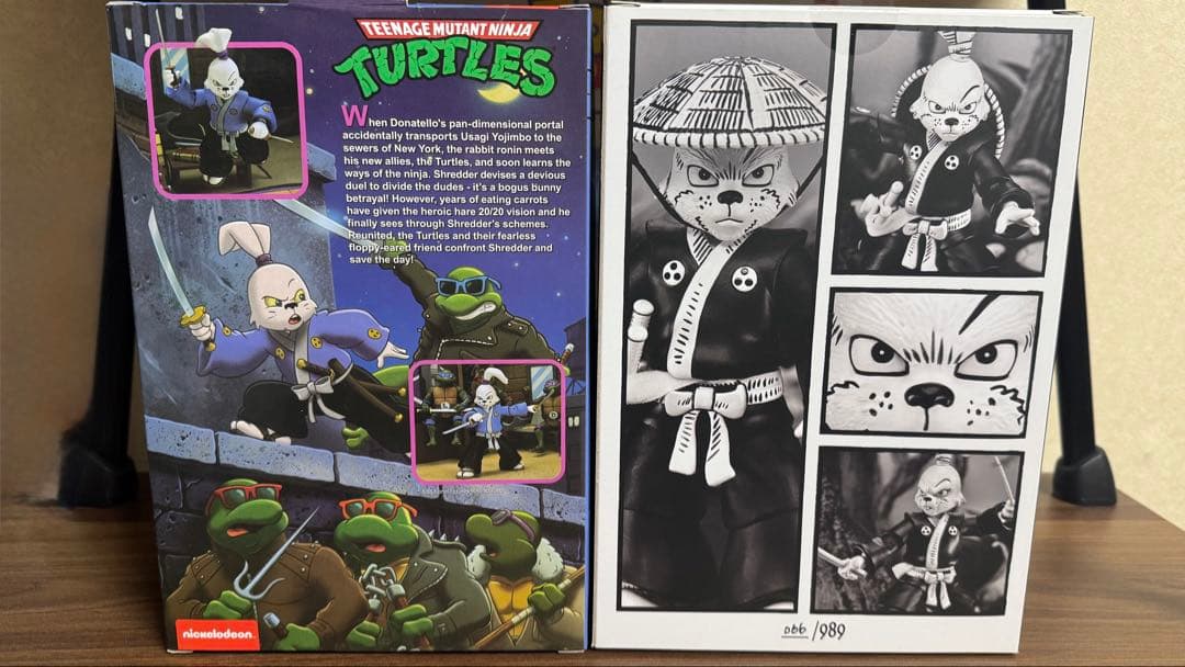 【新品】TMNT NECAネカ ウサギ用心棒　タートルズ（限定版）2体セット