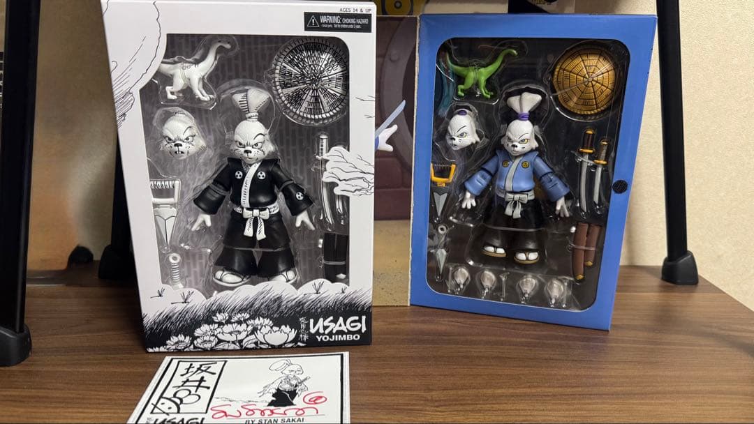 【新品】TMNT NECAネカ ウサギ用心棒　タートルズ（限定版）2体セット