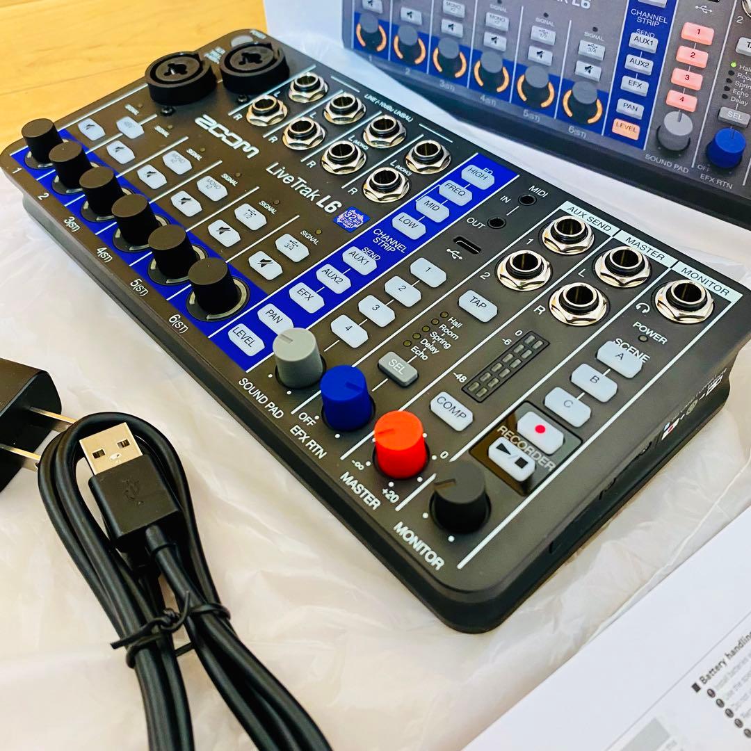 ほぼ未使用品✨極美品 ZOOM LiveTrak L6 デジタルミキサー