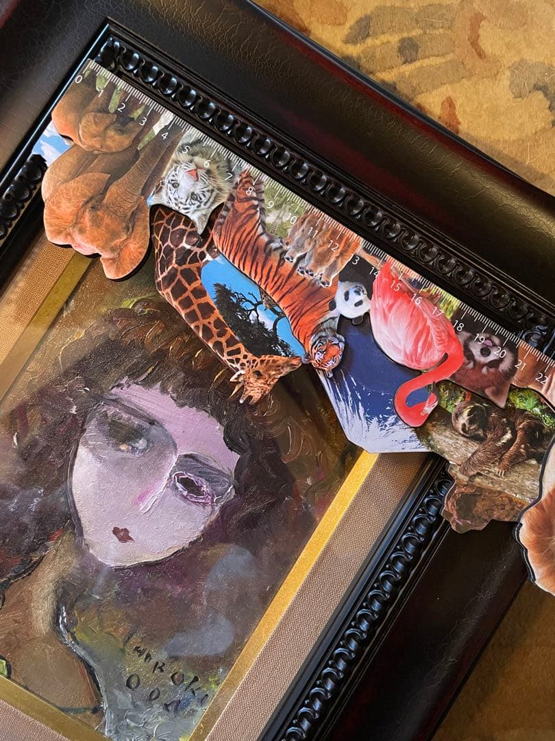 絵画　織田廣喜　オダヒロキ　少女　油彩　織田ひろき　美術品　アート　おだひろき