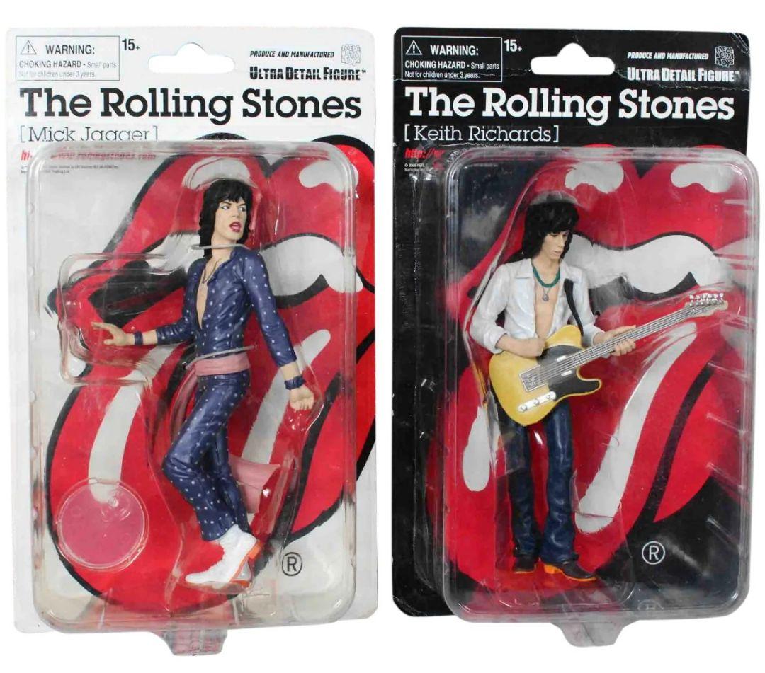 新品●UDF ミック・ジャガー、キース・リチャーズ 全２種●ローリングストーンズ
