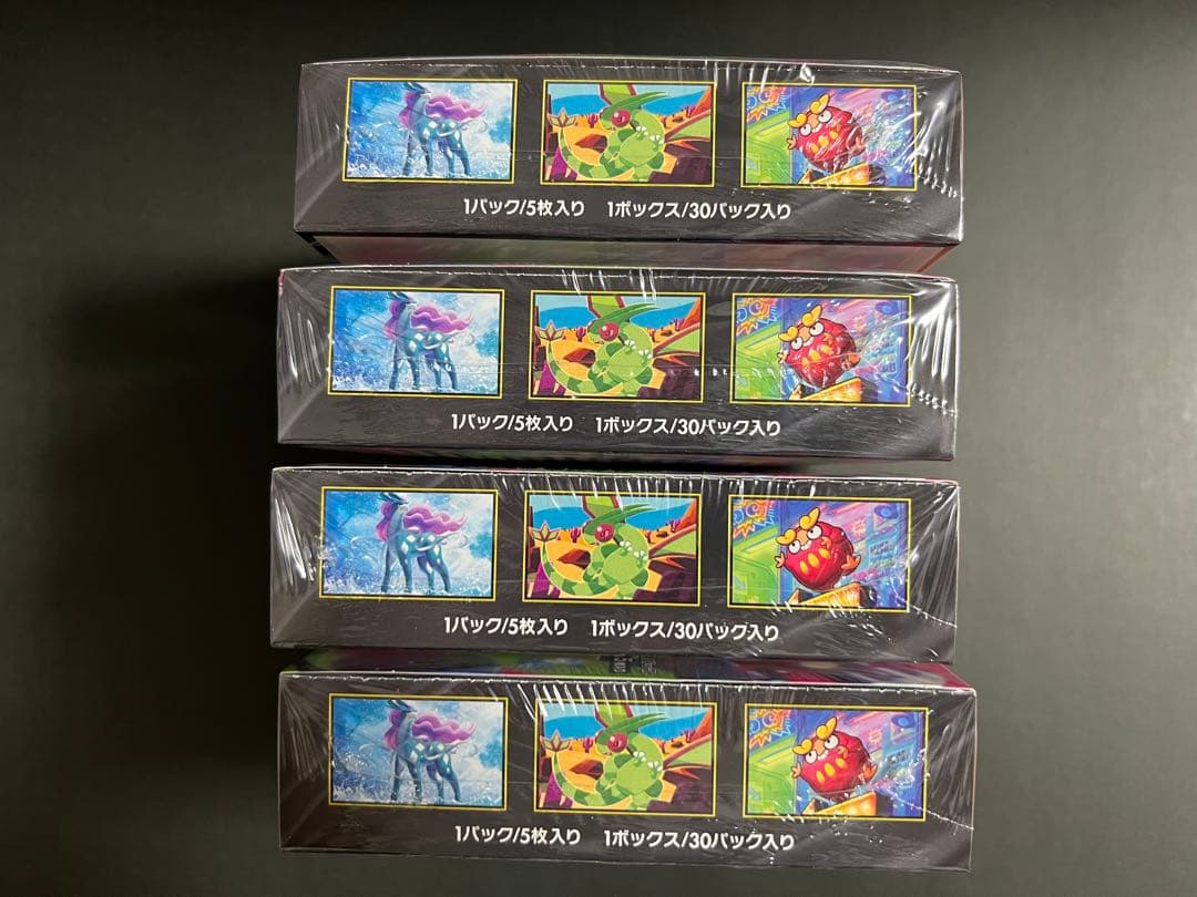 ポケモンカードゲーム MEGA インフェルノＸ 4Boxシュリンク付 未開封