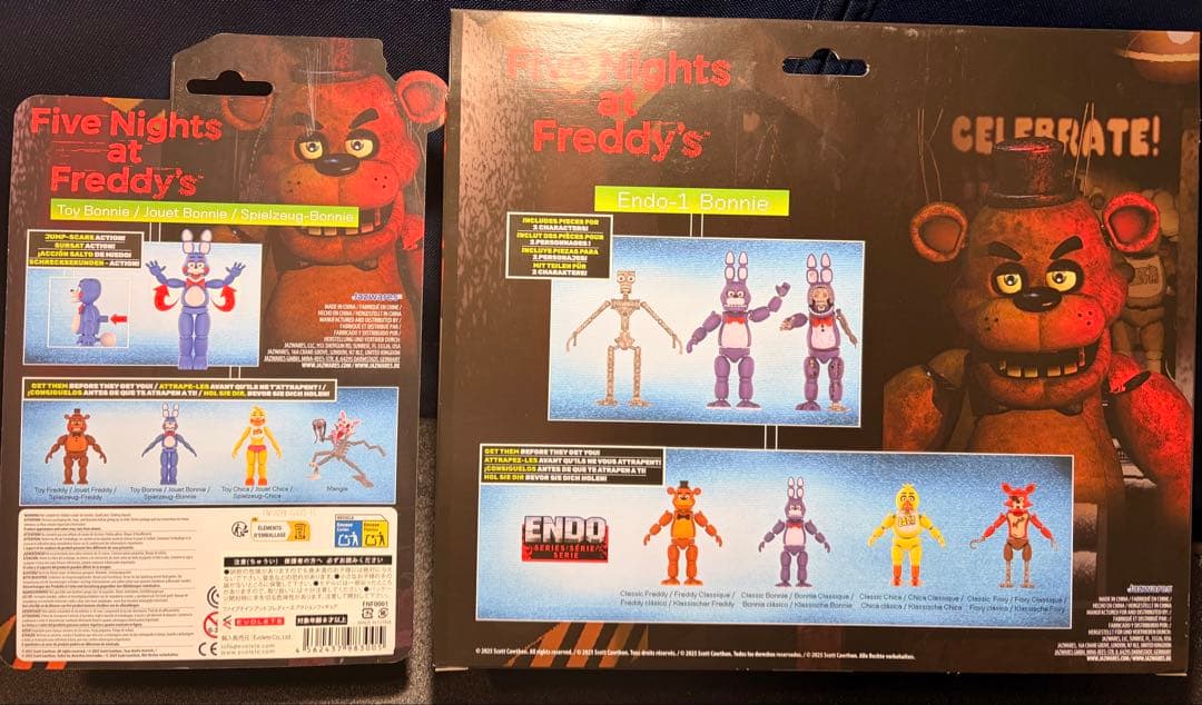 ファイブナイツアットフレディーズ2 着せ替え フィギュア ボニー fnaf 3点