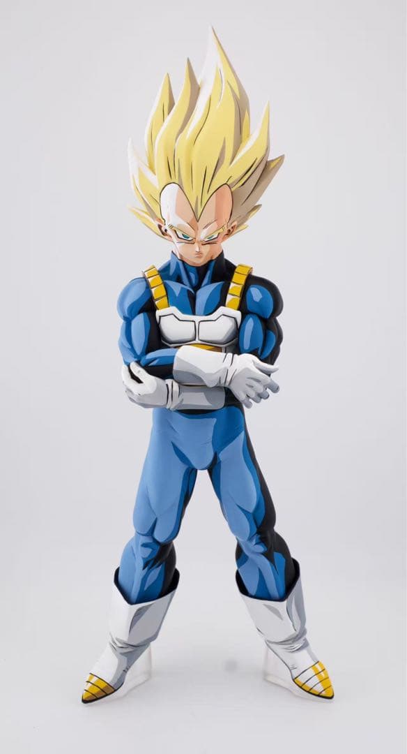 ★ドラゴンボール ベジータ　イラスト風 2D リペイント 二次元彩色　フィギュア