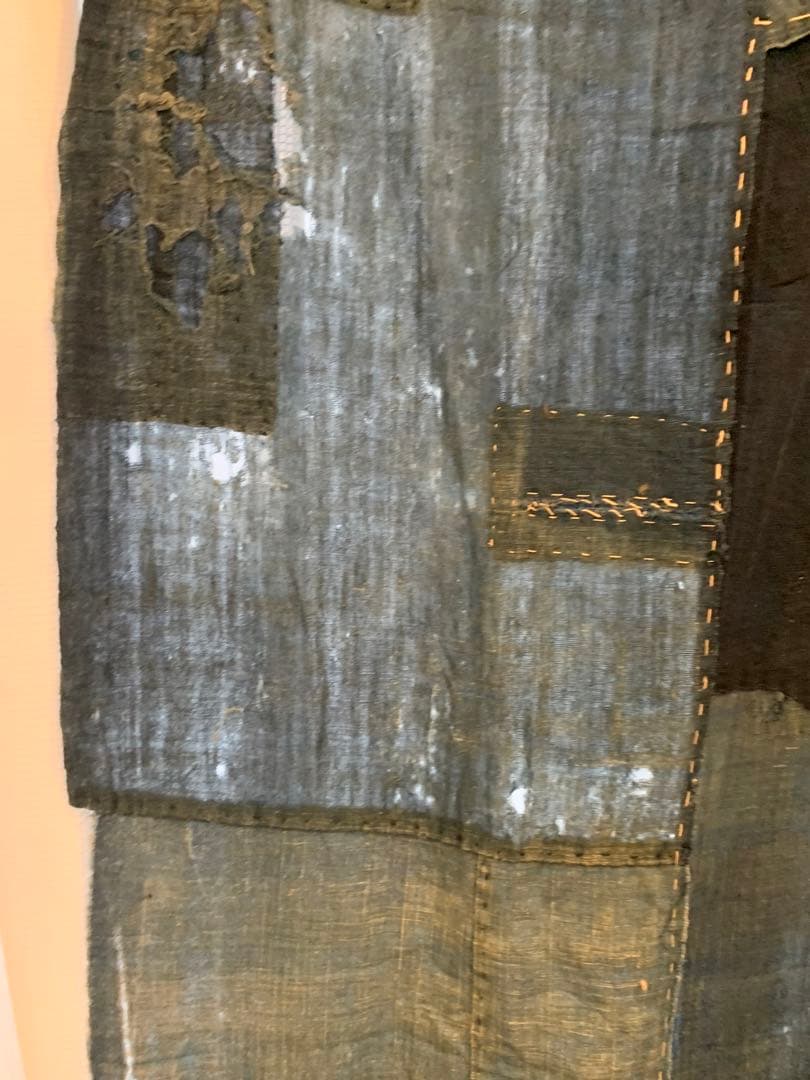 古道具インディゴパッチワーク生地