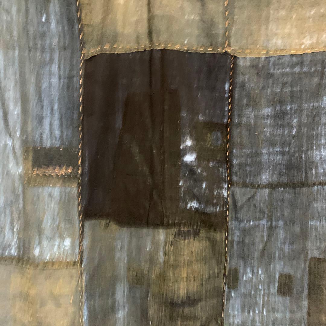 古道具インディゴパッチワーク生地