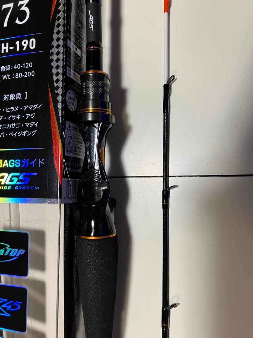 まぁ　ダイワ　リーディング 73HH-190　AGSガイド