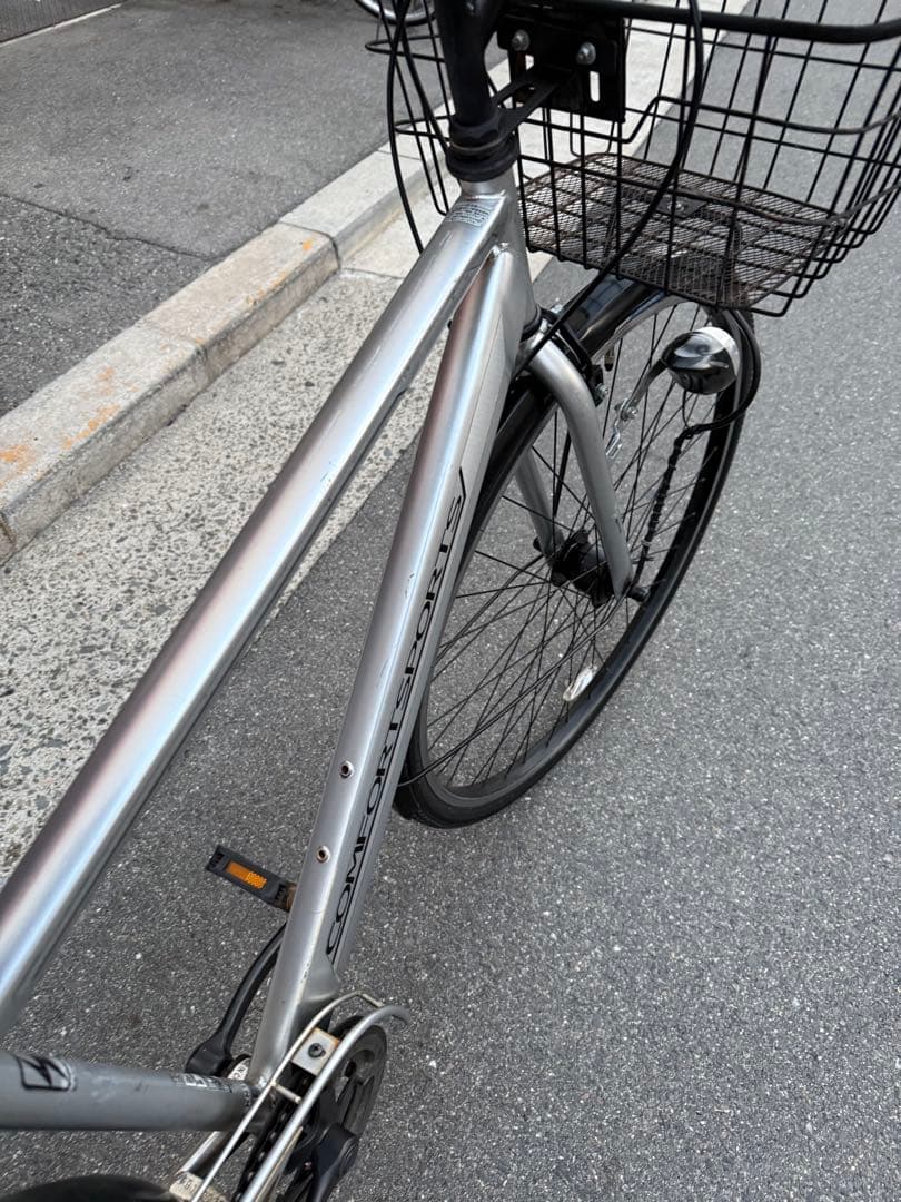 173 自転車 大阪市 【引取り限定】 美品 27インチ 変速付き