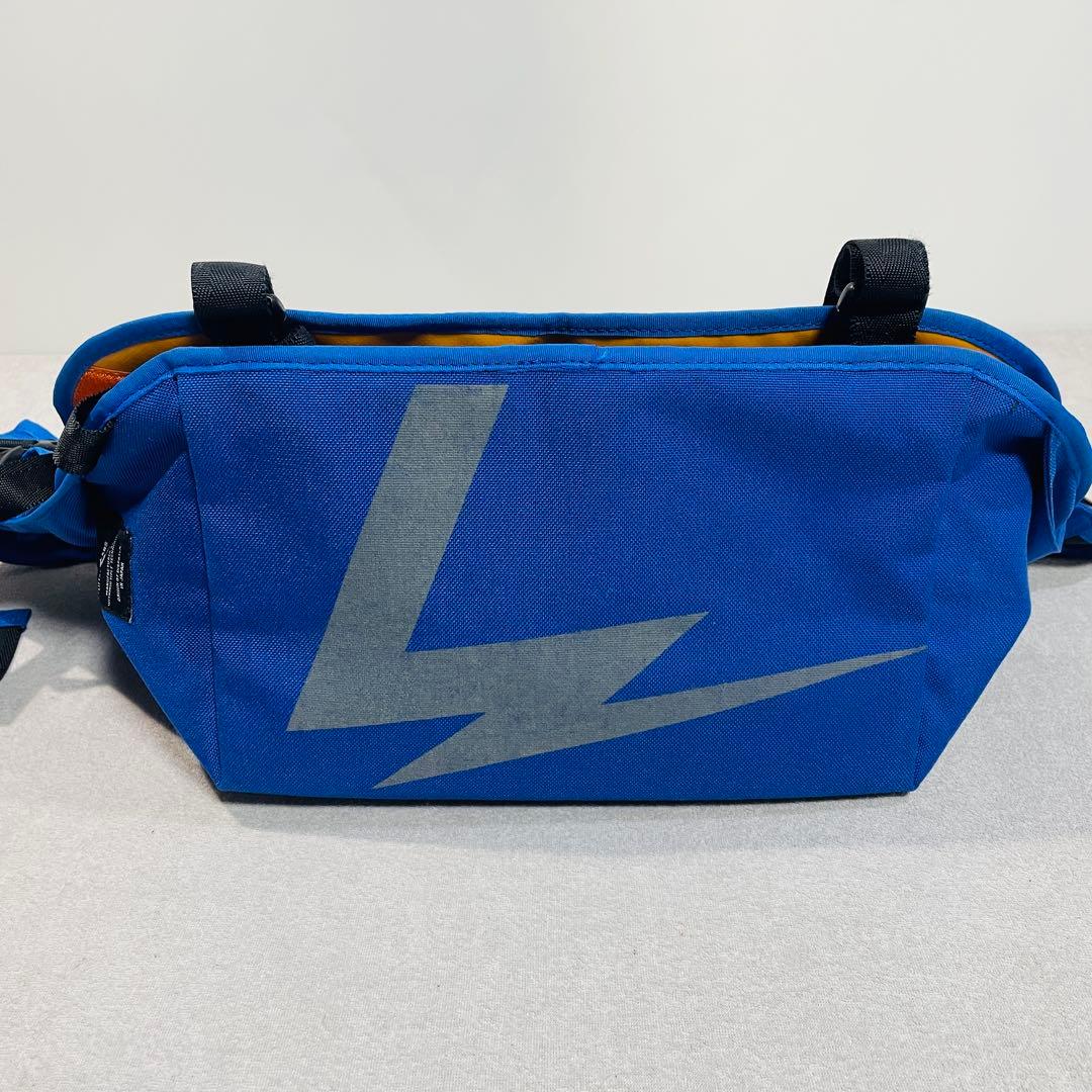 【美品!】LARSラーズ メッセンジャーバッグLIFESTYLEMSSNGR 青